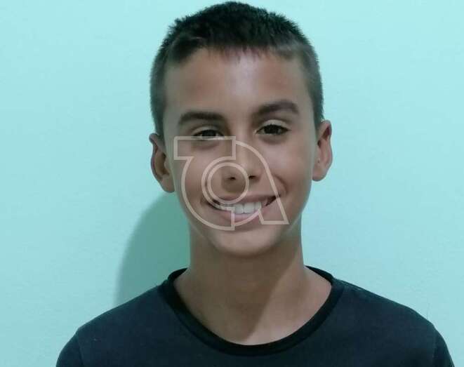 Foto difundida por su familia del menor que estaba desaparecido/TA.